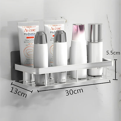 Schlag Kostenloser Wand Badezimmer Regal Kein Bohren Dusche Regal Küche Lagerung Organizer Shampoo Rack Make-Up Lagerung Organizer