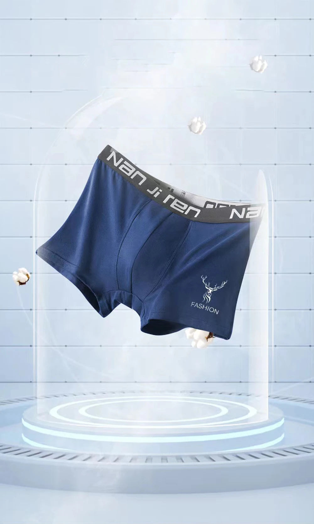 Boxershorts Männer Boxer Männliche Unterwäsche Mann Höschen Baumwolle Weiche Kurze Boxer Herren Atmungsaktive Bequeme Boxer Unterhose L-4XL