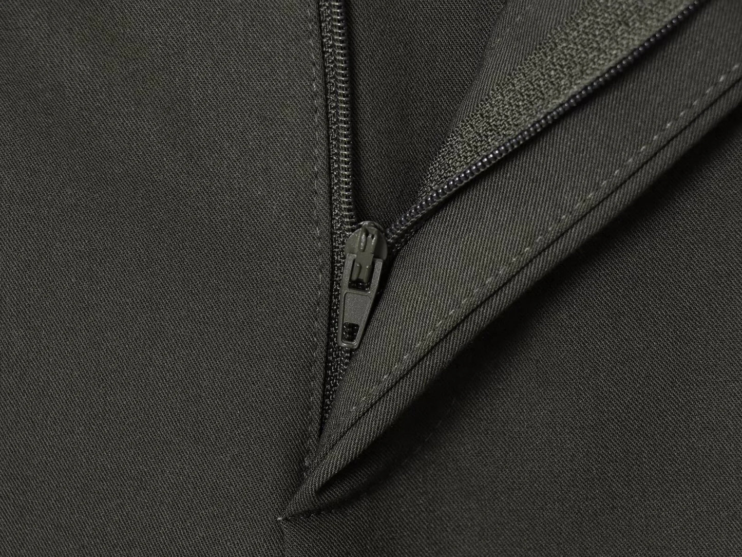 ZERAINS Autumn women's sleeveless V-neck short vest loose fit with waistband pleated high waisted pants set.