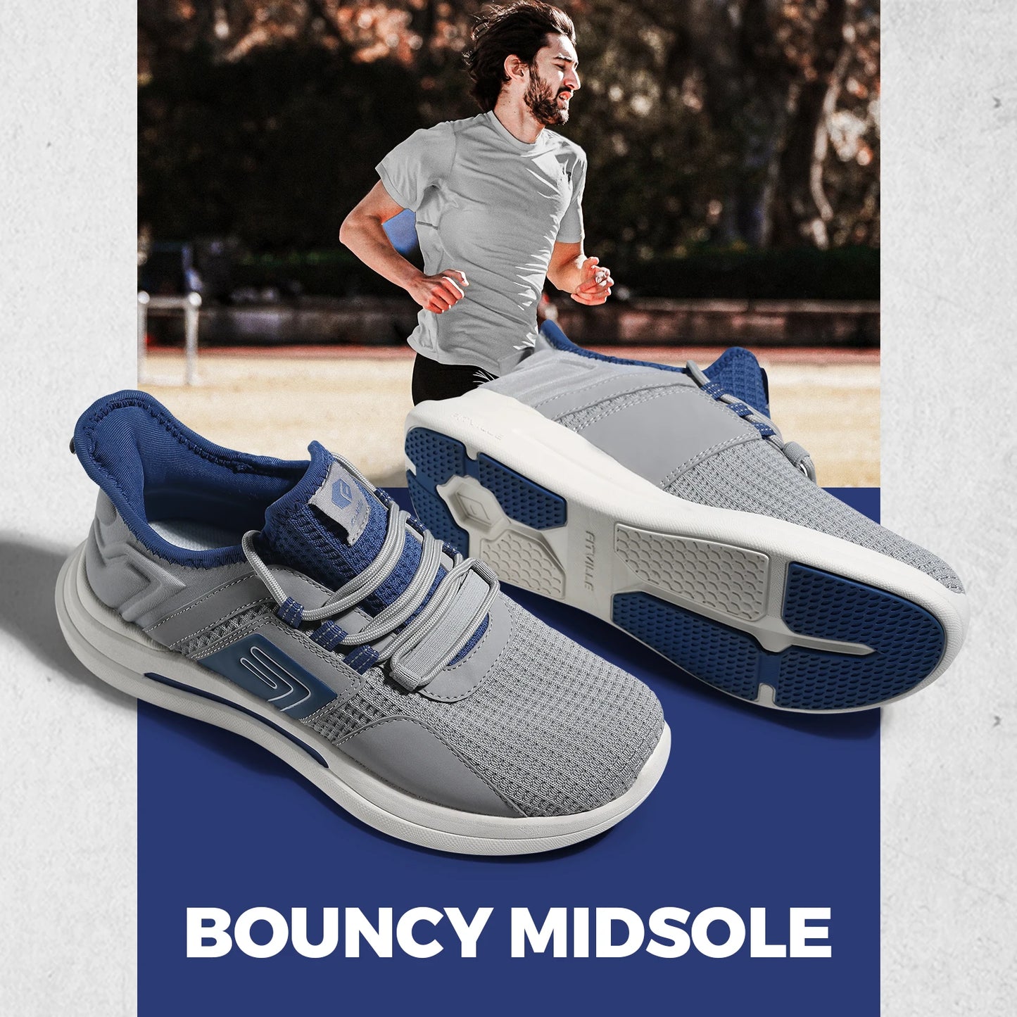 FitVille Herrenschuhe, extra breit, leicht, für geschwollene Füße, orthopädische Fußschmerzlinderung, Straßenlauf- und Wandersneaker.