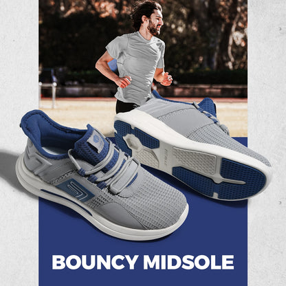 FitVille Herrenschuhe, extra breit, leicht, für geschwollene Füße, orthopädische Fußschmerzlinderung, Straßenlauf- und Wandersneaker.