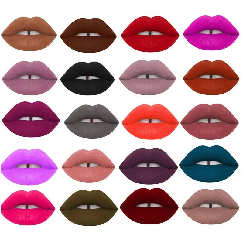 14 Color Liquid Lipstick Makeup Sexy Colors Lips Paint Matte Lipstick Waterproof Long Lasting Lipgloss Beauty Maquiagem.