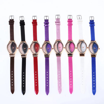 Fashion Women Watch Luxury Brand Ladies Clock Watches Pu Leather Wristwatch Women Watch Gift Montre Femme Relogios Feminino.