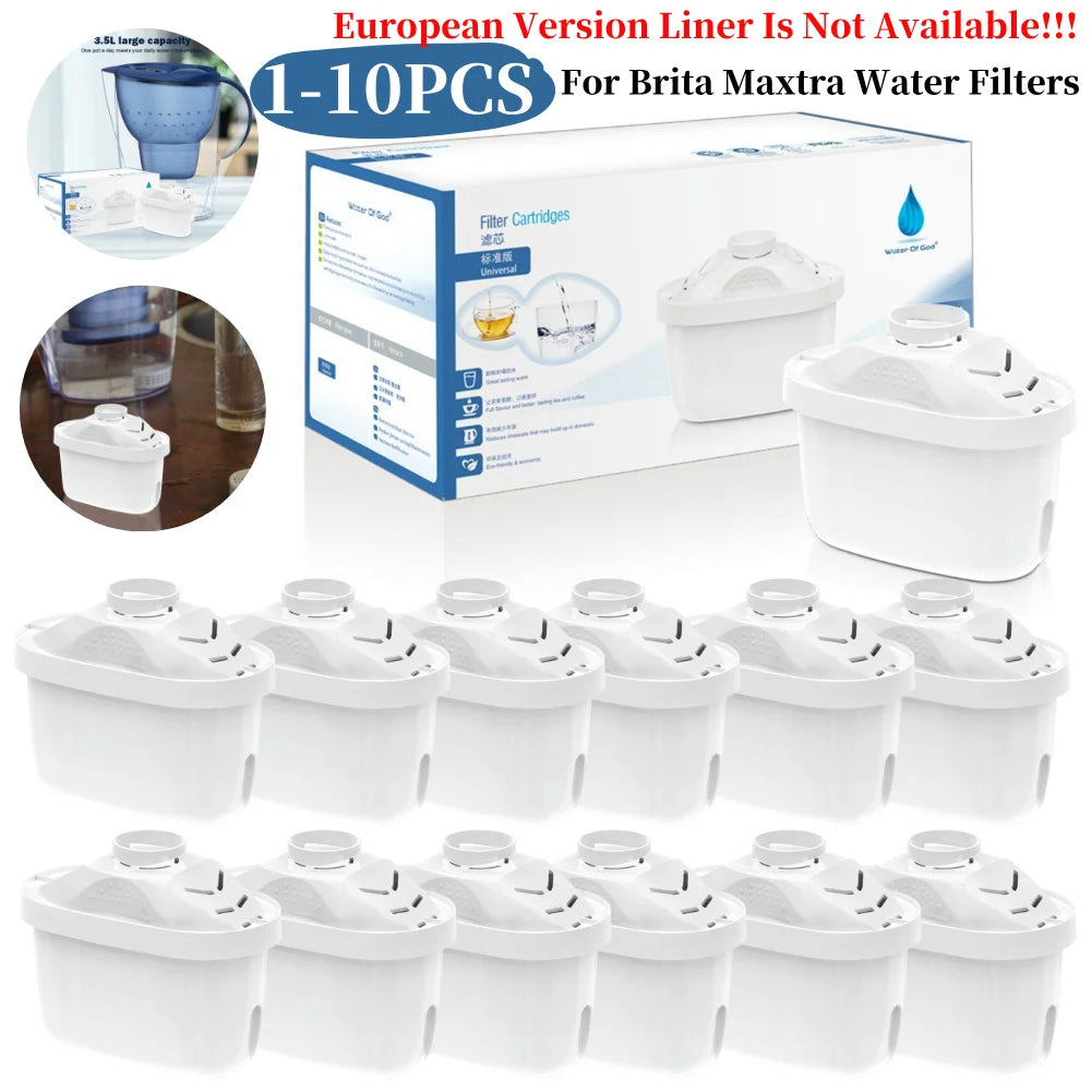 1-10PCS Water Filter Jug Cartridges For Brita Maxtra Water Filters Cartridge Purify Kettle Activate Carbon Water Filter