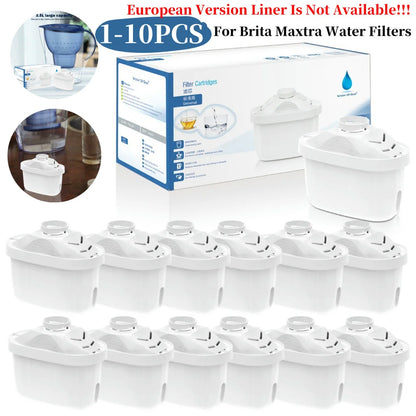 1-10PCS Water Filter Jug Cartridges For Brita Maxtra Water Filters Cartridge Purify Kettle Activate Carbon Water Filter