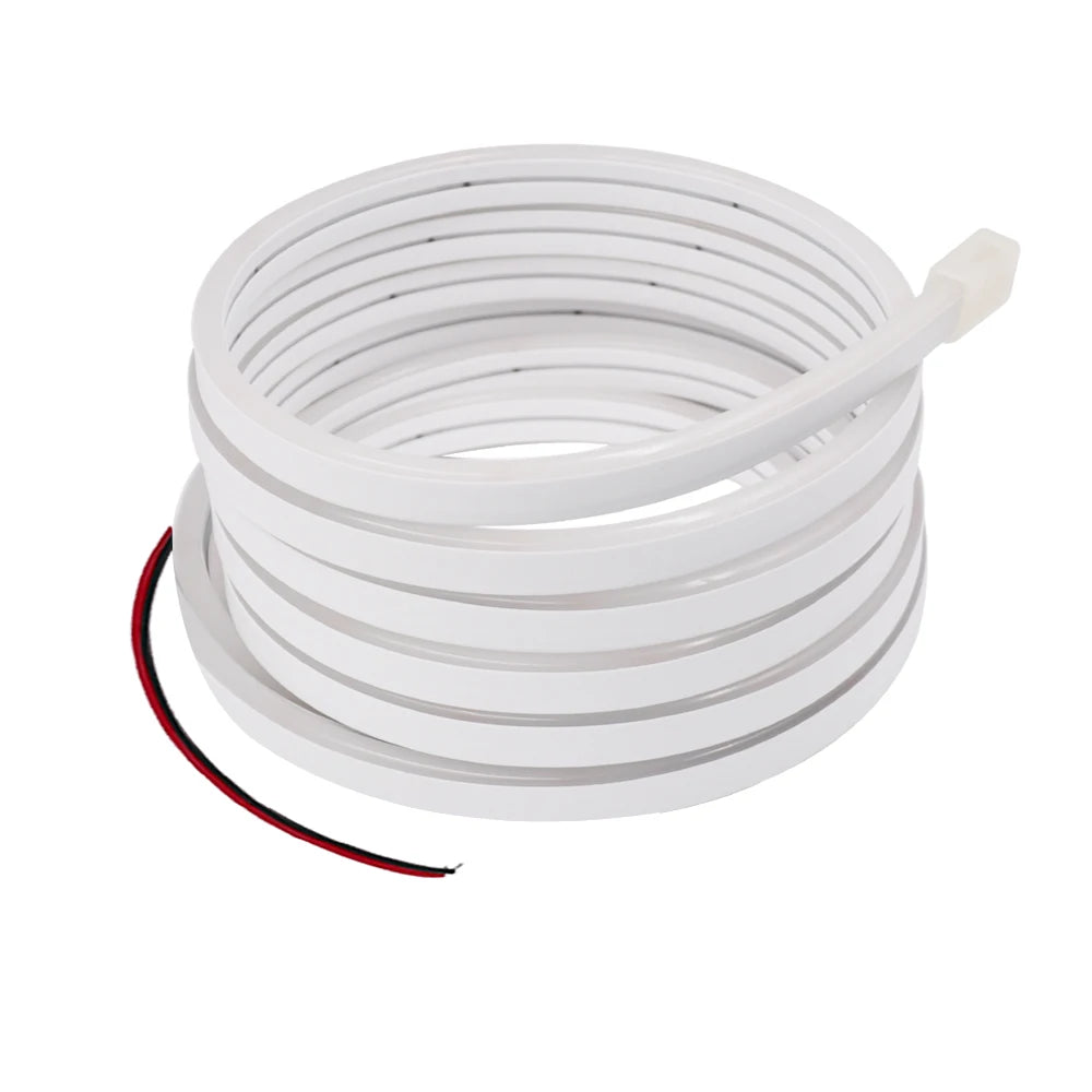 IP67 Waterproof DC 24V Neon Strip TV BackLight White/Blue/Pink/Yellow/Green Home Decor Silicon Tube LED Light 1M 5M 10M 20M.