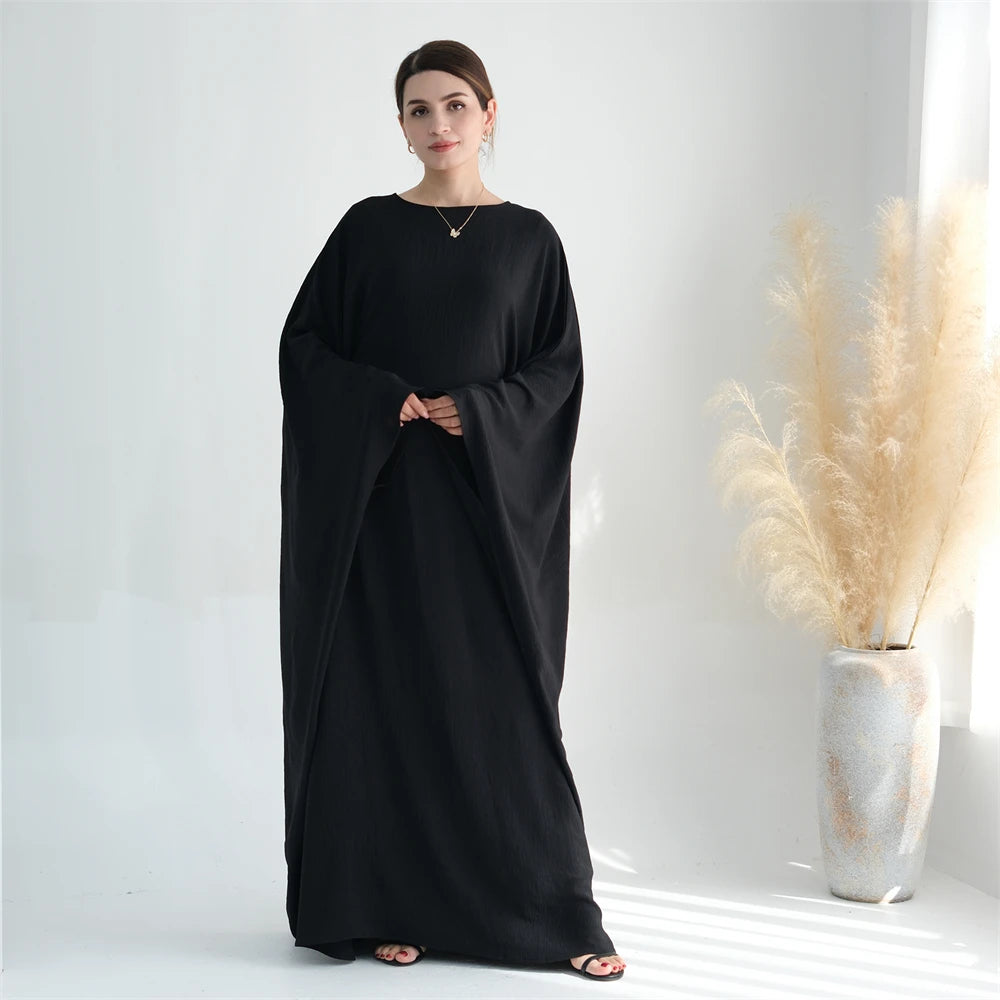 Ramadan Eid Baumwolle Leinen Khimar Abaya Set Dubai Muslim Sets Hijab Kleid Kaftan Abayas Kaftan Marocain Femme Vestidos Para Mujer