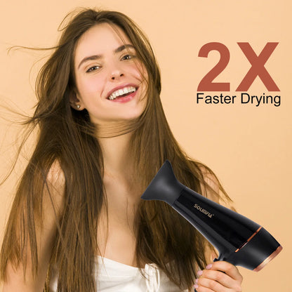 6-Level Professional Hair Dryer Salon Industrial Grade Quick Drying High Temperature Hair Styling Tool Barbecue for Home