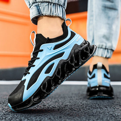 YRZL Mens Athletic Shoes 2025 Breathable Running Shoes Men Lightweight Sneakers Comfortable Walking Shoes Anti Slip Sports Shoes.