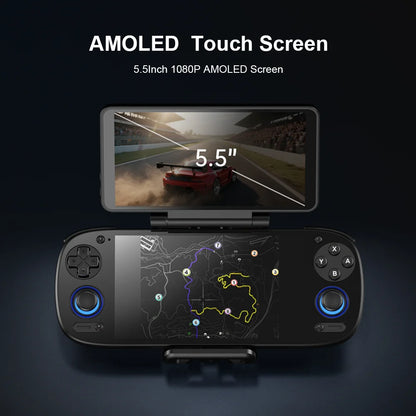 Tolex Retroid Pocket Dual Screen for RP4 Pro RP5 Handheld Game Console 5.5Inch Touch Screen Type C Game Console Double Screen.