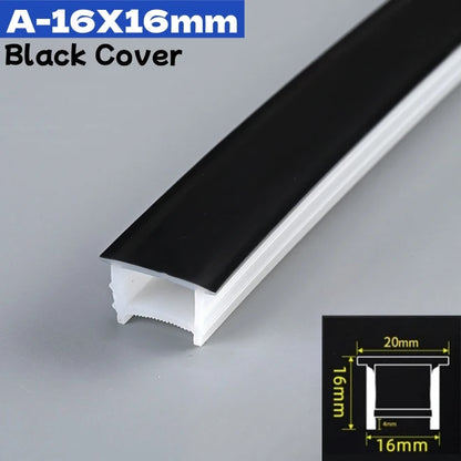 1M-10M Rimless LED Neon Rope Lamp Silicone Tube Diffuser Channel For WS2811 WS2812B Recessed Outdoor Ribbon Flexible Strip Light