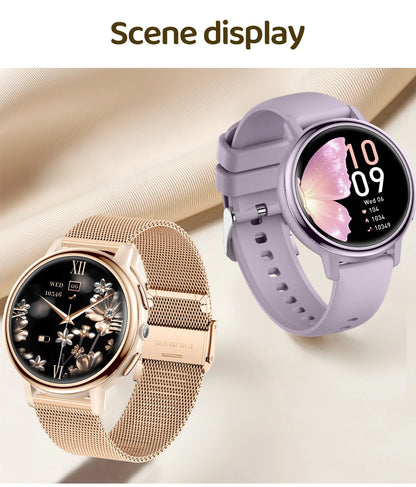 LIGE 2025 New 1.26 inch Screen Smart Watch Women IP68 Waterproof Sports Women’s Health Monitor Watches Bluetooth Call Smartwatch