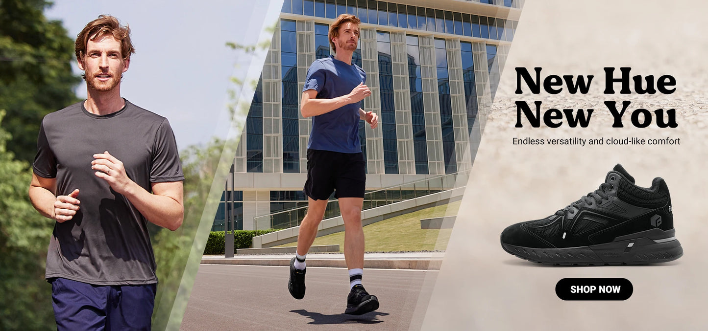 FitVille Herren-High-Top-Basketballschuhe, verbreitert, leicht, lässig, atmungsaktiv, für männliche geschwollene Füße, lindert Schmerzen.