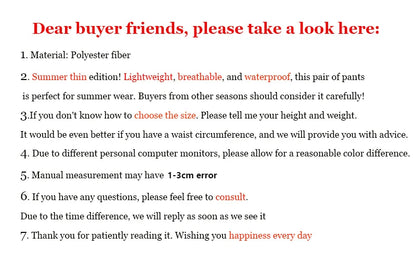 Men's Summer Tactical Cargo Pants Lightweight Casual Waterproof Trousers Casual Pants Wear-resisting Multi-pocket Outdoor Hiking.