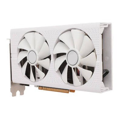 GPU Graphics Card 4K Ultra HD 8GB GDDR5 256bit Dual Fan and Copper Pipe Cooling RX470 Quiet Gaming Graphics Card for Computer.