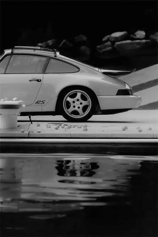 Black and White Store Poster Wall Art Canvas Print Luxury Fashion Super Car Picture for Living Room Home Nordic Decor Posters.