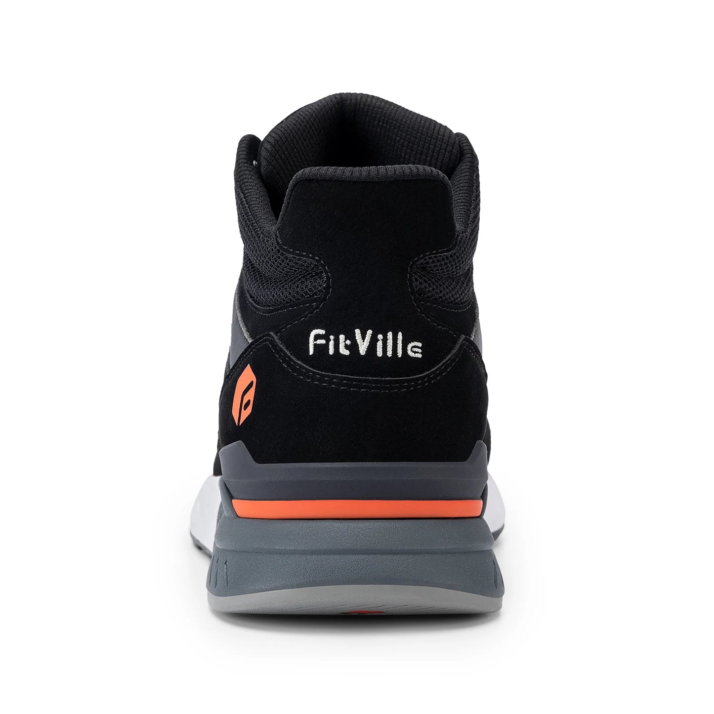 FitVille Herren-High-Top-Basketballschuhe, verbreitert, leicht, lässig, atmungsaktiv, für männliche geschwollene Füße, lindert Schmerzen.