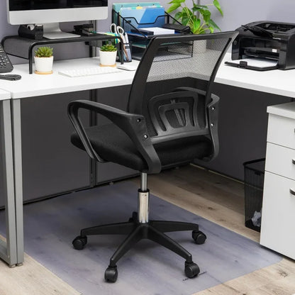 Home-Office-Stuhl verstellbarer Gaming-Stuhl Ergonomischer Drehstuhl mit mittlerer Rückenlehne Sessel Büro Schreibtischs tuhl Wohn möbel