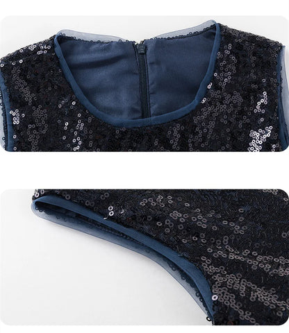 Luxus Kinder Klavier Rezitieren Leistung Pailletten Kleid Mädchen Hochzeit Geburtstag Party Kleidung Kind Elegante Zeremonie Jahrestag Kleid.