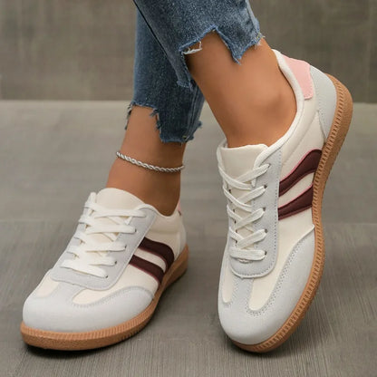 Womens Sneakers Spring New Luxury Flat Loafers Comfortable Slip on Soft Female Sneakers Lightweight Outdoor Shoes for Women.