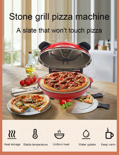 Elektrische Scone Maschine Pfannkuchen Backform 12 Zoll handgemachte italienische Pizza ofen Crêpe Bratpfanne Brot Abtauen Grill Herd Röster