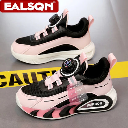 Pink Girl's Fashion Sneakers Anti Slip Comfortable Children Boy's Casual Walking Shoes Outdoor Sport Tennis.