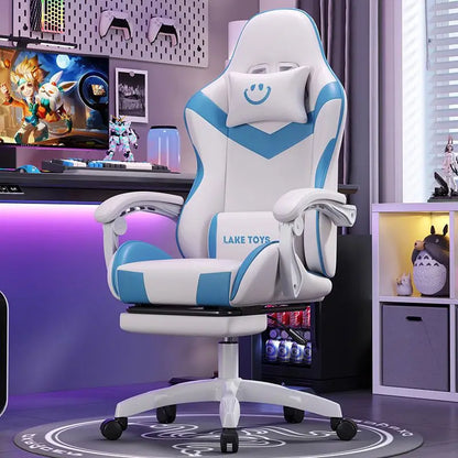 Bezaubernder Stuhl für Studenten, bequemes langes Sitzen, verstellbarer Home-Office-Gaming-Sitz