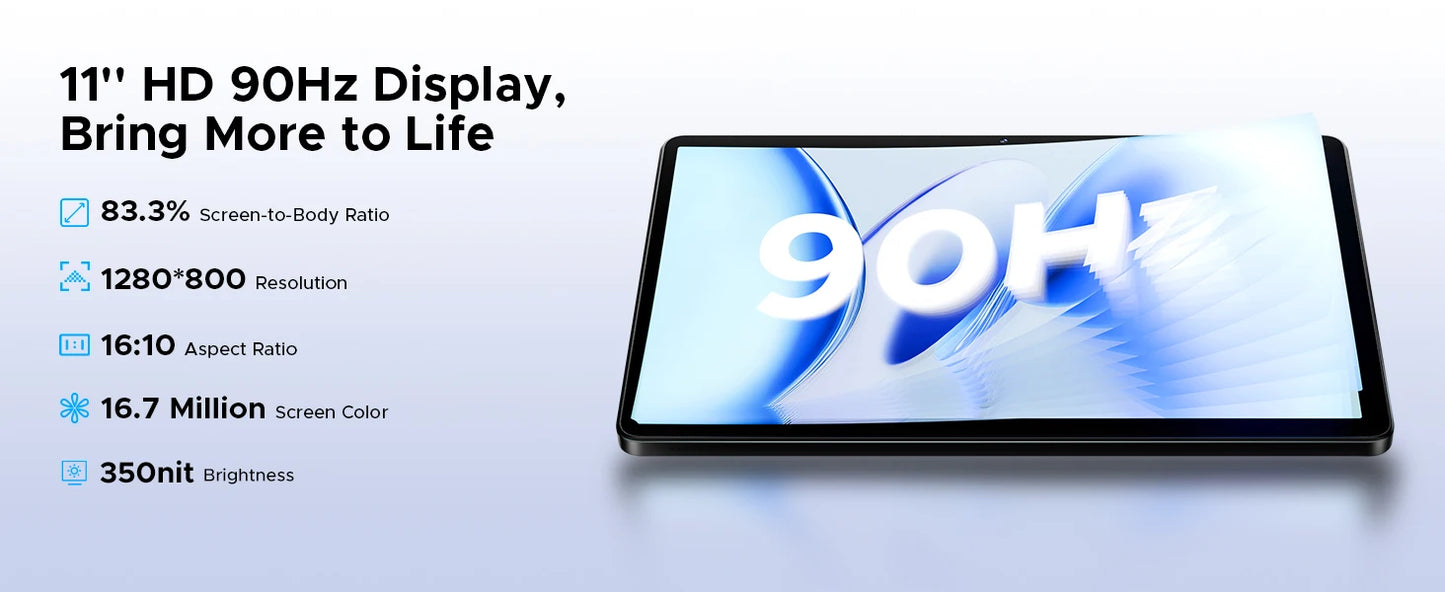 Doogee Tab G6 Tablet Pc 11 Inch Android 15 30Gb Ram(6+24) 256Gb Rom 8000Mah Battery Dual Speakers Support Widevine L1 Tablet Pc.