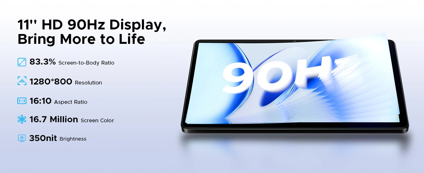 Doogee Tab G6 Tablet Pc 11 Inch Android 15 30Gb Ram(6+24) 256Gb Rom 8000Mah Battery Dual Speakers Support Widevine L1 Tablet Pc.