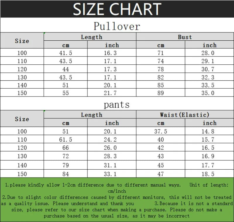 2025  Fall New Style Children's Casual Sweatshirt Sets Kids Sweatpant Set Stitch Printed Boys Pullover and Trousers 2pcs Suit.