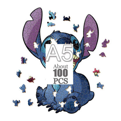 Cartoon animal wooden puzzle Film elements figure Popular classics wood jigsaws for adult kids Educational toy.