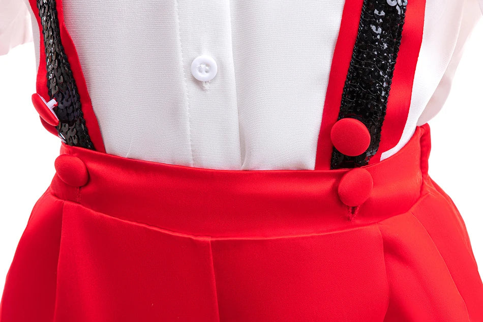 Disney Mickey Minnie Maus Polka Dot Cosplay Baby Mädchen Jungen Kostüm Kinder Maskerade Kleidung Kinder Halloween Karneval Kleid