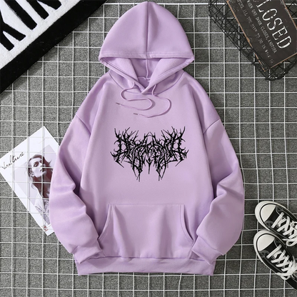 2025 Winter New Women's Hoodie High Street Unisex style Double Pockets Sweatshirts Outerwear Plus-Size Women's Clothing CYXX245.