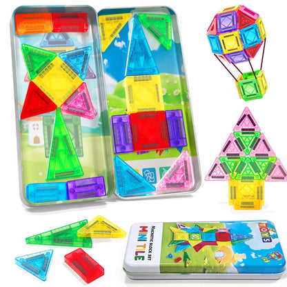 DIY Magnetic Blocks Construction Set Mini 3D Magnetic Blocks Montessori Educational Toys For Kids Gifts 28/36/43PCS.