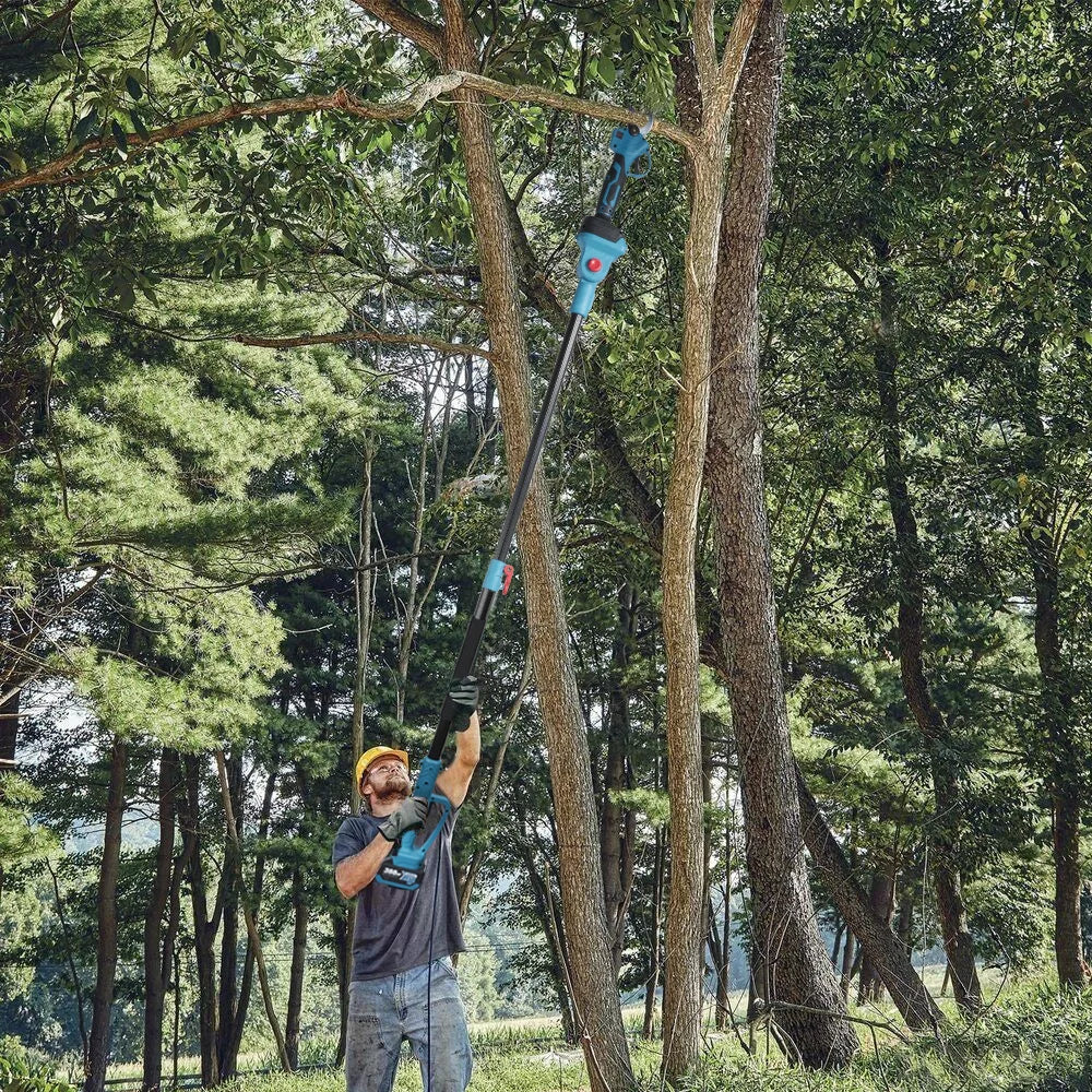 ONEVAN 3500 W Bürstenlose Teleskopstange Elektrische Kettensäge 3-IN-1 Hohe Zweig Schere Garten Beschneiden Werkzeug für 21 V 18 V Batterie