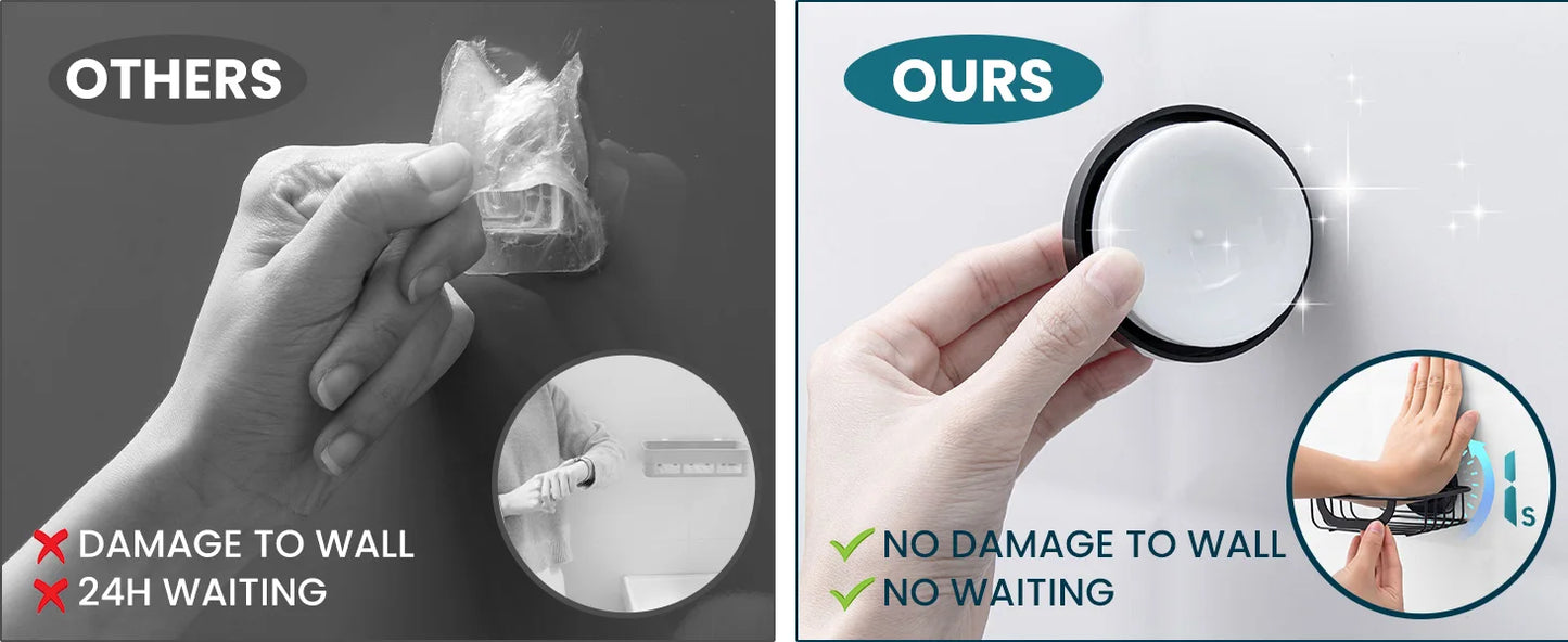 TAILI Seifenschale, Seifenhalter, Saugnapf mit Haken, Seifenhalter für Duschwand, Seifenschoner für Badezimmer, Küche