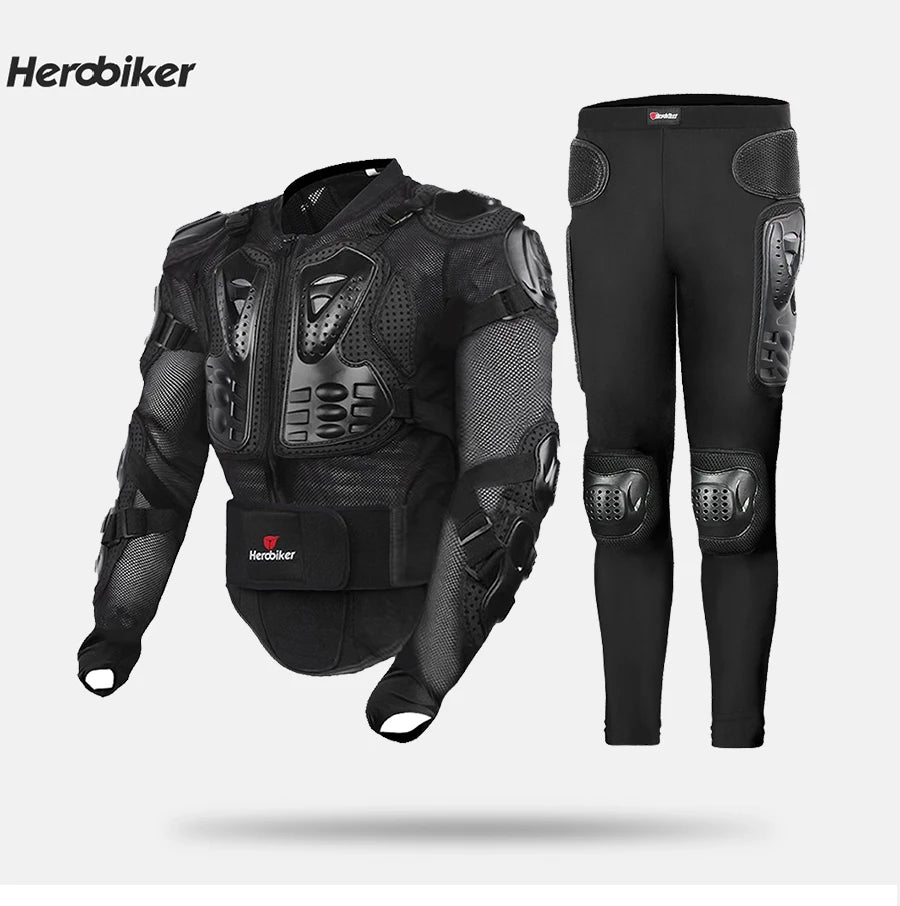 5XL Motorcycle Jackets Men's Full Body Armor Protection Jackets Motocross Enduro Racing Moto Protective Equipment Clothes.