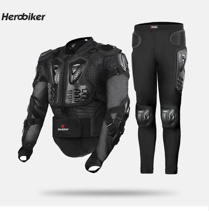 5XL Motorcycle Jackets Men's Full Body Armor Protection Jackets Motocross Enduro Racing Moto Protective Equipment Clothes.