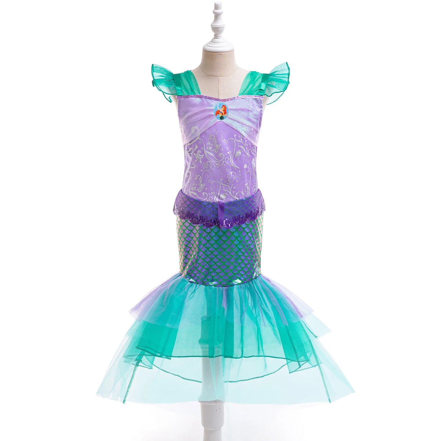 Pailletten Mädchen Party Kleider Meerjungfrau Mottoparty Prinzessin Kleid Performance Kostüm Kinder Geburtstag Geschenke Kleider für Mädchen Abschlussball.
