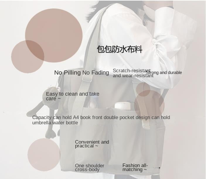 Waterproof Oxford Large Capacity Women Handbag Shoulder Bag Female Crossbody Bags for Women Casual Tote Bag.