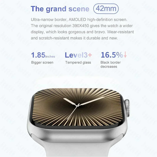 New Watch Series 10 Mini For Apple Watch 10 SmartWatch Men 3D Surround Music Video NFC Bluetooth call smartwatch For Android l0S.