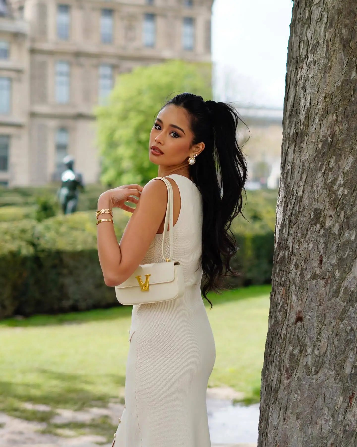 Tossy Strick-Maxikleid mit gerippter Strickjacke, weiblich, hohe Taille, schlanke Tasche, ärmellos, elegantes Partykleid, Damen-Strickwaren, langes Kleid