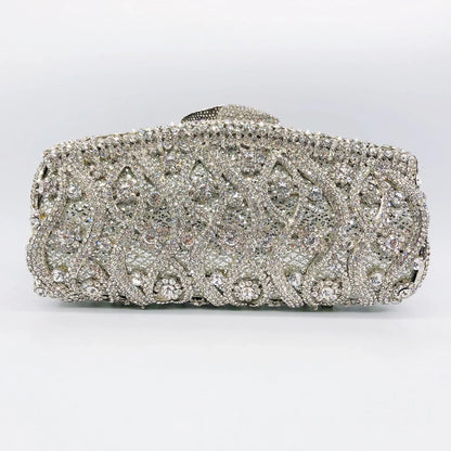 Diamond Dinner Hollow Rhinestone Banquet Clutch Bag Handtassen Dames Bolsos De Fiesta Para Mujer Boda Women's Rhinestone Handbag.