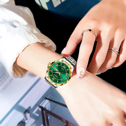 LIGE New Gold Watch Women Watches Ladies Creative Steel Women's Bracelet Watches Female Waterproof Clock Relogio Feminino+BOX.