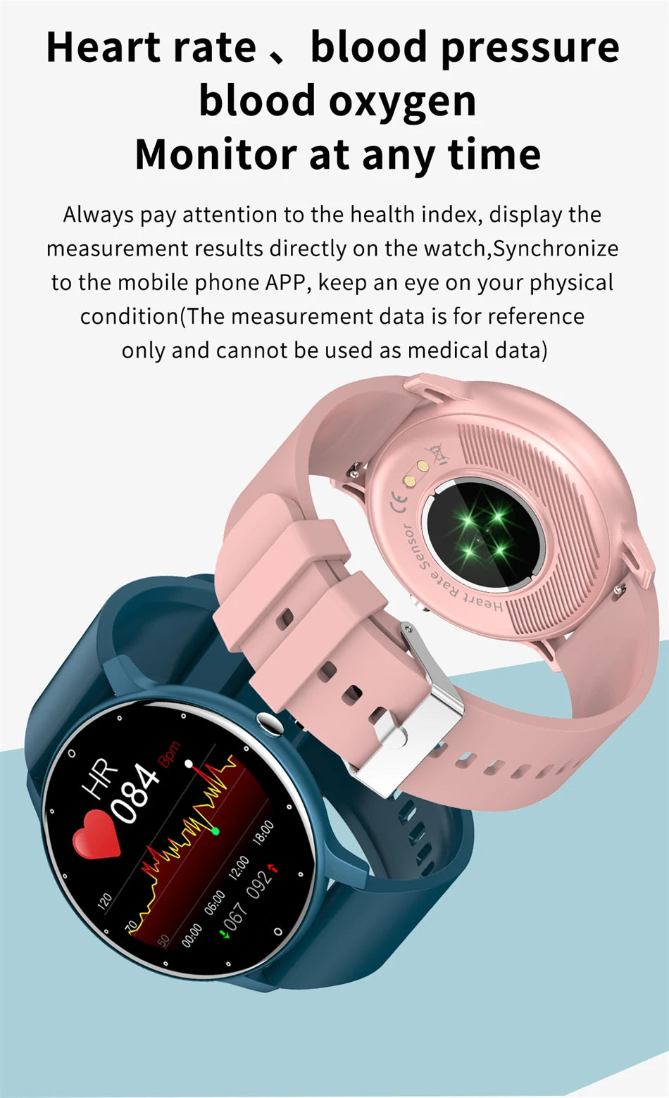 LIGE Smart Watch Men Women Full Touch Screen Sport Fitness Watch Man IP67 Waterproof Bluetooth For Android IOS Smartwatch Men.