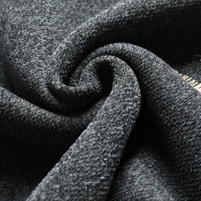 Autumn Winter Fashion Sweater Men's Round Neck Pullovers Fleece Thick Warm Jumpers Pattern Patchworked Men's Clothes.