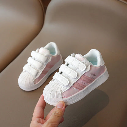 2024 Four Seasons Kid's Casual Shoes Boy's Forrest Gump Shoes Girl's Fashion Board Shoes Children's Soft Lightweight Sneakers.