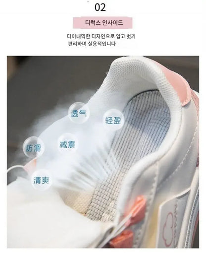 Children's Cute Melody Casual Board Shoes Girl's Cartoon Sneakers Spring and Autumn New Kawaii Kuromi Anti Slip Soft Sole Shoes.