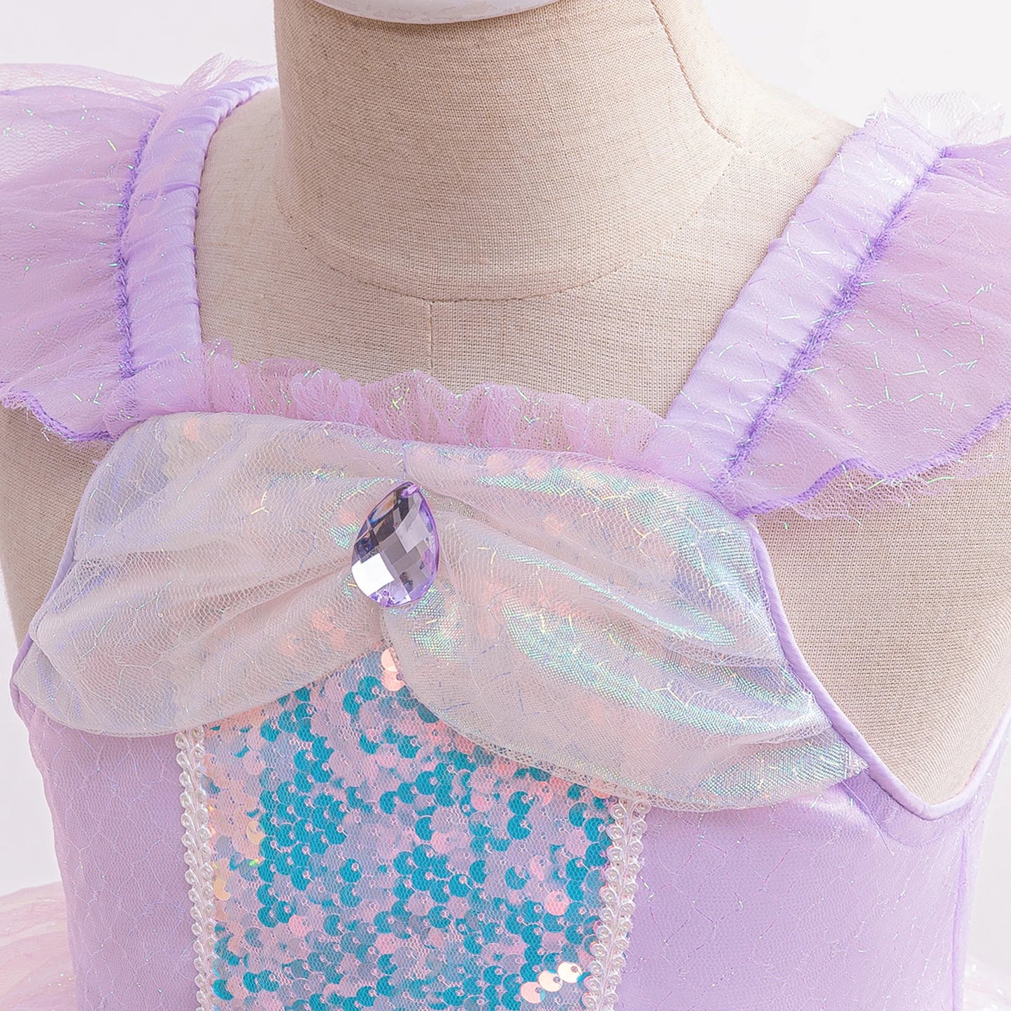 Pailletten Mädchen Party Kleider Meerjungfrau Mottoparty Prinzessin Kleid Performance Kostüm Kinder Geburtstag Geschenke Kleider für Mädchen Abschlussball.