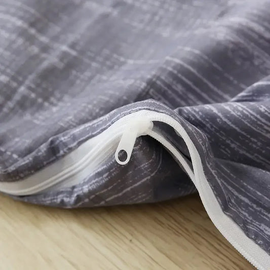 WASART Fully enclosed with zipper mattress protector cover geometric printed baby couple single double bed sheet protection pad.